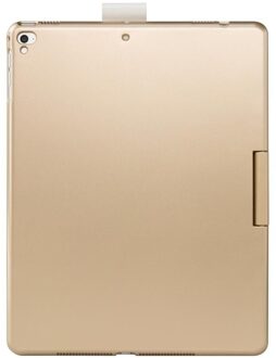 9.7 Inch Toetsenbord Case Voor Ipad Bluetooth Draadloze Toetsenbord Backlight Abs 360 Roterende Voor Ipad Air F180AS goud