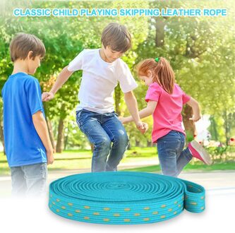 9.8ft Kinderen Springtouw Stretch Groep Overslaan Touw Verstelbare Chinese Elastische Touw Voor Kinderen Outdoor Oefening