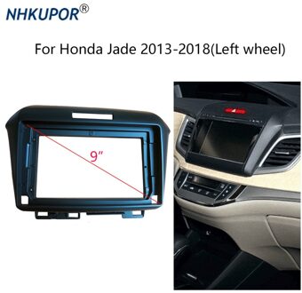 9 "Auto Stereo Dashboard Voor Honda Jade (Linker Wiel) dashboard Radio Houder Bezel Faceplate Frame Trim Kit