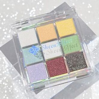 9-Color Glittery Chameleon Eyeshadow Palette - Encounter #8g