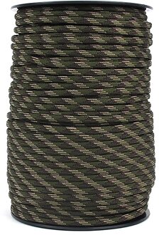 9-Core Paracord 100M Touw Paracord Survival Parachute Cord Koord Touw Klimmen Camping Survival Paraplu Tent Band Apparatuur