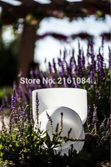 9 "F # Note Quartz Crystal Klankschaal Voor Hart Chakra Met Gratis Suede En O-Ring