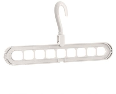 9 Gaten Kleding Garderobe Hanger Haak Kleding Opknoping Overjas Rack Plank Organisator Opslag Schoenenrek Super Duurzaam Beige