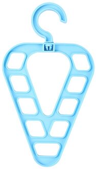 9-Hole Magic Kleerhanger Closet Organizer Ruimtebesparend Nuttig Droogrekken blauw