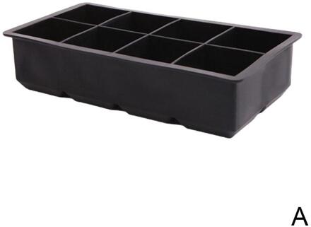 9 Holte Siliconen Ijs Lade Bal Maker Vorm Maker Ice Molds Popsicle Keuken Mold Cube J1O6 zwart