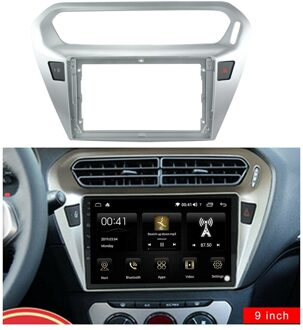 9 Inch 2Din Auto Stereo Dashboard Frame Dvd Panel Bezel Frame Installatie Trim Kit Fit Voor Peugeot 301 Citroen slysee