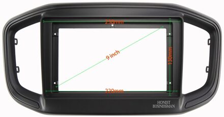 9 Inch Auto Audio Frame Gps Navigatie Fascia Panel Auto Dvd Plastic Frame Fascia Is Geschikt Voor Fiat Strada