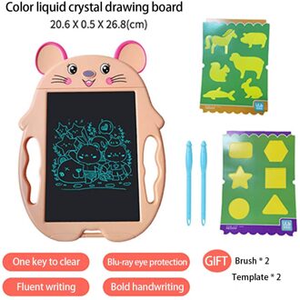 9 Inch Lcd Schrijven Tablet Peuter Doodle Tekentafel Uitwisbare Herbruikbare Elektronische Tekening Pads Educatief Voor Kinderen Roze