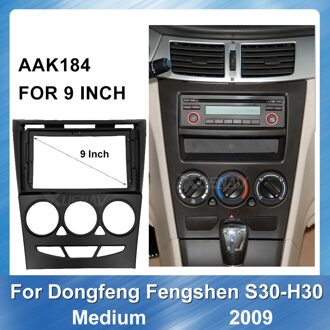 9 Inch Midden Wedstrijd Panel Bezel Surround Trim Frame Auto Monteren Dvd Frame Auto Multimedia Voor Dongfeng Fengshen S30-H30
