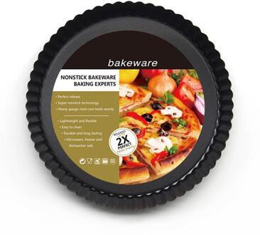 9 inch non-stick Pizza Pan Quiche Pan Met Verwijderbare Bodem Verwijderbare Losse Bodem Quiche Pan Tart Pie Pan