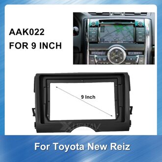 9 Inch Panel Dash Kit Installatie Frame Trim Bezel Autoradio Fascia Voor Toyota Reiz Car Audio multimedia Frame Panel