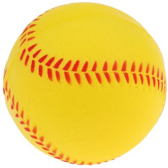 9-Inch Slaan Praktijk Training Oefening Honkbal Softbal Kids Kind Veiligheid Speelgoed Bouncy Ballen Voor Batting Practice Schommels geel