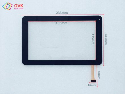 9 Inch Touch Screen P/N CX17-067-FPC-002 Capacitieve Touch Screen Panel Reparatie En Vervanging Onderdelen CX17-067