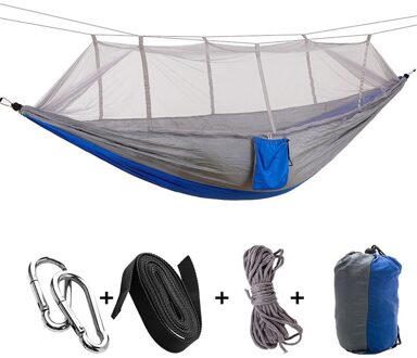 9 Kleur Klamboe Swing Opknoping Bed Tent Hangmat Nylon Stevige Liften Opknoping Camping Tenten Duurzaam Buitenshuis Reizen Couch grijs blauw