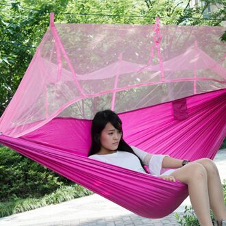 9 Kleur Klamboe Swing Opknoping Bed Tent Hangmat Nylon Stevige Liften Opknoping Camping Tenten Duurzaam Buitenshuis Reizen Couch roze