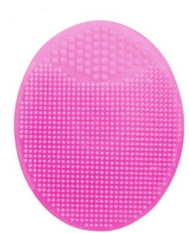 9 Kleur Silicone Cleaning Pad Wassen Gezicht Gezichts Exfoliërende Borstel Spa Skin Scrub Cleanser Gezicht Reiniging Tools-1PCS Bourgondië