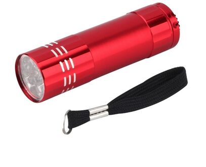 9 Led Mini Zaklamp Wit Led Lamp Krachtige Flitslicht Lanterna Portable Kleine Pocket Zaklampen Penlight Voor Wandelen Camping