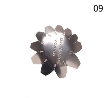 9 Maten Eenvoudige Franse Glimlach Cut V Lijn Amandel Vorm Tips Edge Trimmer Nail Cutter Diy Franse Nail Template Gereedschap 09