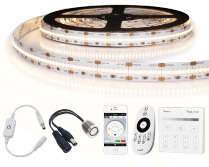 9 meter - 3780 leds complete led strip set helder wit pro