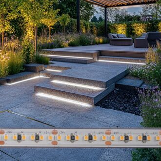 9 meter helder wit led strip voor buiten losse strip