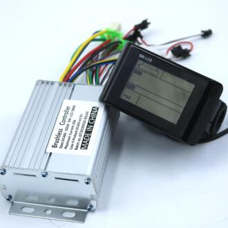 9 Mosfet Greentime 36V/48V 450/500W Bldc Elektrische Scooter Controller E-Bike Borstelloze speed Driver En SW-LCD Display Een Set 36V reeks