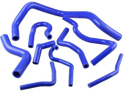 9 Pcs Silicone Koelvloeistof Slang Siliconen Slang Kit Voor Honda Civic Voor D15 D16 Voor Sohc Eg/Ek 92-00 Auto Siliconen Buis blauw