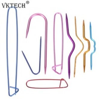 9 Pcs U Vorm Naaien Naalden Haaknaalden Pin Diy Naaien Tool Breinaalden Stitch Houders Truien Sjaals Naalden