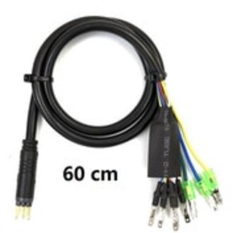 9 Pin 60 130 160Cm Elektrische Fiets Motor Kabel Voor Ebike Motor Adapter Met Hall Sensor Connector E-fiets Modificatie Accessoire