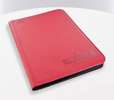 9-Pocket ZipFolio XenoSkin Red