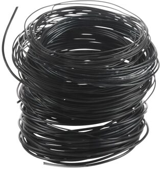 9 Rolls Bonsai Draden Geanodiseerd Aluminium Bonsai Training Draad Met 3 Maten (1.0 Mm,1.5 Mm,2.0 Mm), Totaal 147 Voeten zwart