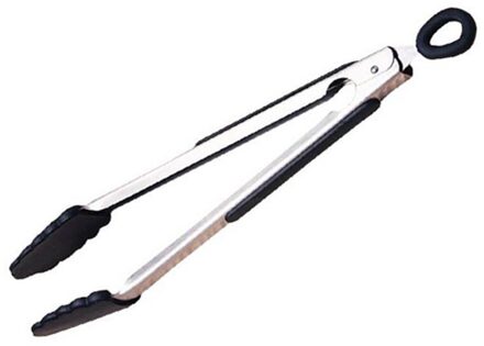 9 "Rvs Plastic Keuken Tang Bbq Clip Salade Brood Tang Clip 1Pc