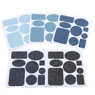 9 Soorten Vormen Iron On Patches Denim Jean Reparatie Patches Kleding Reparatie Patch Kit Voor Binnen Jeans En Kleding reparatie 8YY605206-F