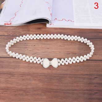 9 Stijlen Elegante Taille Bloem Elastische Ketting Gesp Vrouwen Parel Kristal Riem Vrouwelijke Meisjes Jurk Crystal Strap Tailleband 3