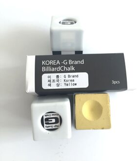 9 stks/partij Originele G Korea Blauw/roze/zwart/geel Biljart snooker krijtjes Biljart Snooker accessoires