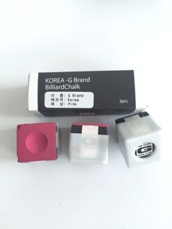 9 stks/partij Originele G Korea Blauw/roze/zwart/geel Biljart snooker krijtjes Biljart Snooker accessoires
