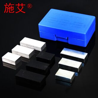 9 Stks/set Cuboid Block Plastic Ijzer Aluminium Verschillende Massa Wetenschappelijke Dichtheid Fysieke Experiment Apparatuur