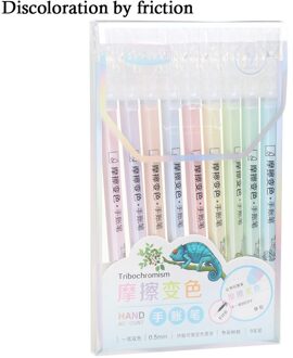 9 Stks/set Dubbele Lijn Overzicht Pen Kleur Magic Contour Metallic Markers Diy Art Schilderij Tekening Leren Schoolbenodigdheden Discoloration