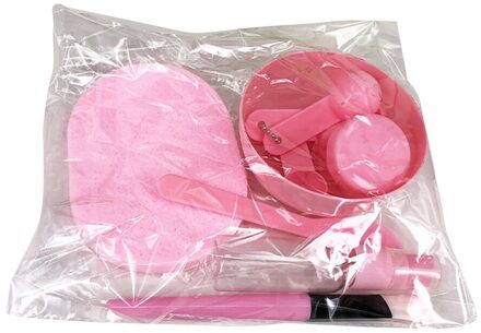 9 stks/set Vrouwen Gezichtsmasker Mengkom Set Meisjes Gezichtsverzorging Masker Mengen Gereedschap Kit Schoonheid Leveringen nee.1