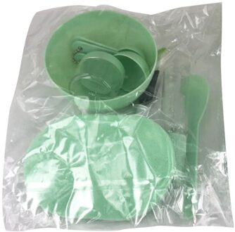 9 stks/set Vrouwen Gezichtsmasker Mengkom Set Meisjes Gezichtsverzorging Masker Mengen Gereedschap Kit Schoonheid Leveringen nee.2