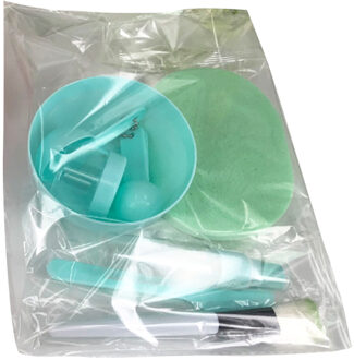 9 stks/set Vrouwen Gezichtsmasker Mengkom Set Meisjes Gezichtsverzorging Masker Mengen Gereedschap Kit Schoonheid Leveringen nee.3