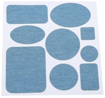 9 Vormen Iron On Patches Denim Jean Reparatie Patches Kleding Reparatie Patch Kit Voor Binnen Jeans En Kleding Reparatie A14 21 8YY605206-B