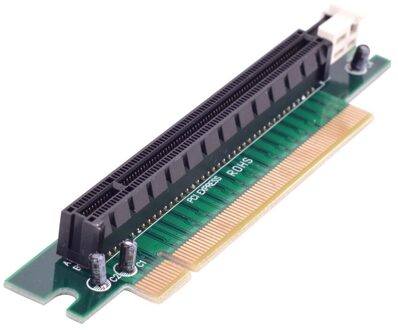 90 ° Graden Pci-E Pci-Express 16X Haakse Extender Protector Riser Card Adapter
