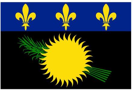 90*150Cm Guadeloupe Vlag Voor Decoratie 90x150 cm