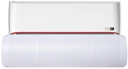 90 Cm Verstelbare Airconditioner Cover Rechte Voorruit Airconditioning Baffle Board Anti-Direct Blazen Huishoudelijke Shield wit