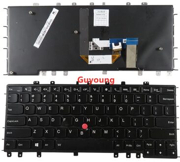 90% Engels Toetsenbord Voor Lenovo Thinkpad S1 Voor Yoga 12 S240 Us Laptop Toetsenbord Met Achtergrondverlichting