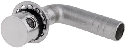 90 Graden 316 Rvs Flush-Mount Brandstof/Water Vloeibare Tank Vent Voor 3/5 Inch Buis