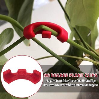 90 Graden Groente Houder Tuin Plastic Mini Voor Lage Stress Training Herbruikbare Accessoires Plant Clips Installeren Scrog 20stk