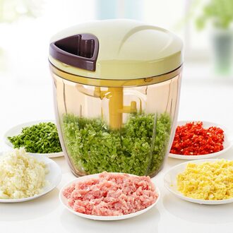 900 Ml Handmatige Vleesmolen Mincer Multifunctionele Keukenmachine Voor Vlees Fruit Salsa Peper Ui Moer Hand-Aangedreven Chopper