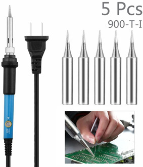 900-T-1 Solder Iron Head Welding Tool Solder Iron Head Tips Lead-Free Soldering Iron Head Bit Replacement Soldering Station Tips