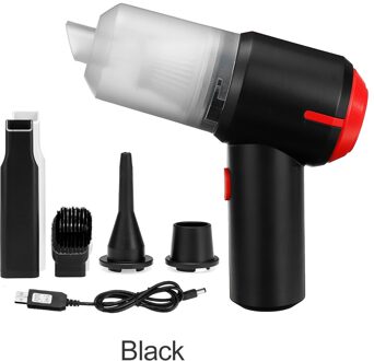 9000Pa 120W 3-In-1 Draagbare Draadloze Auto Vacuüm Auto Dual Gebruik Blazen Schoner Handheld Auto stofzuiger Blower zwart